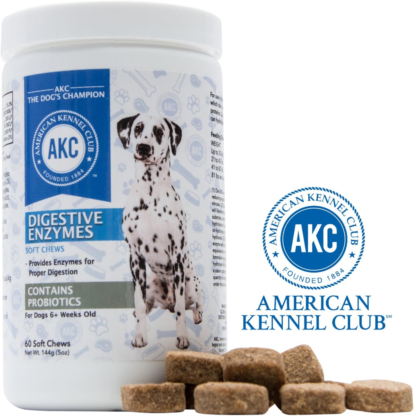 American Kennel Club AKC Probiotics and Digestive Enzymes