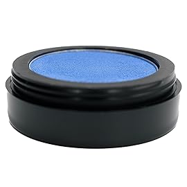 Pure Ziva Tropical Classic Blue Shimmering Pressed Powder Single Vegan Eyeshadow; Talc, Paraben & Cruelty Free