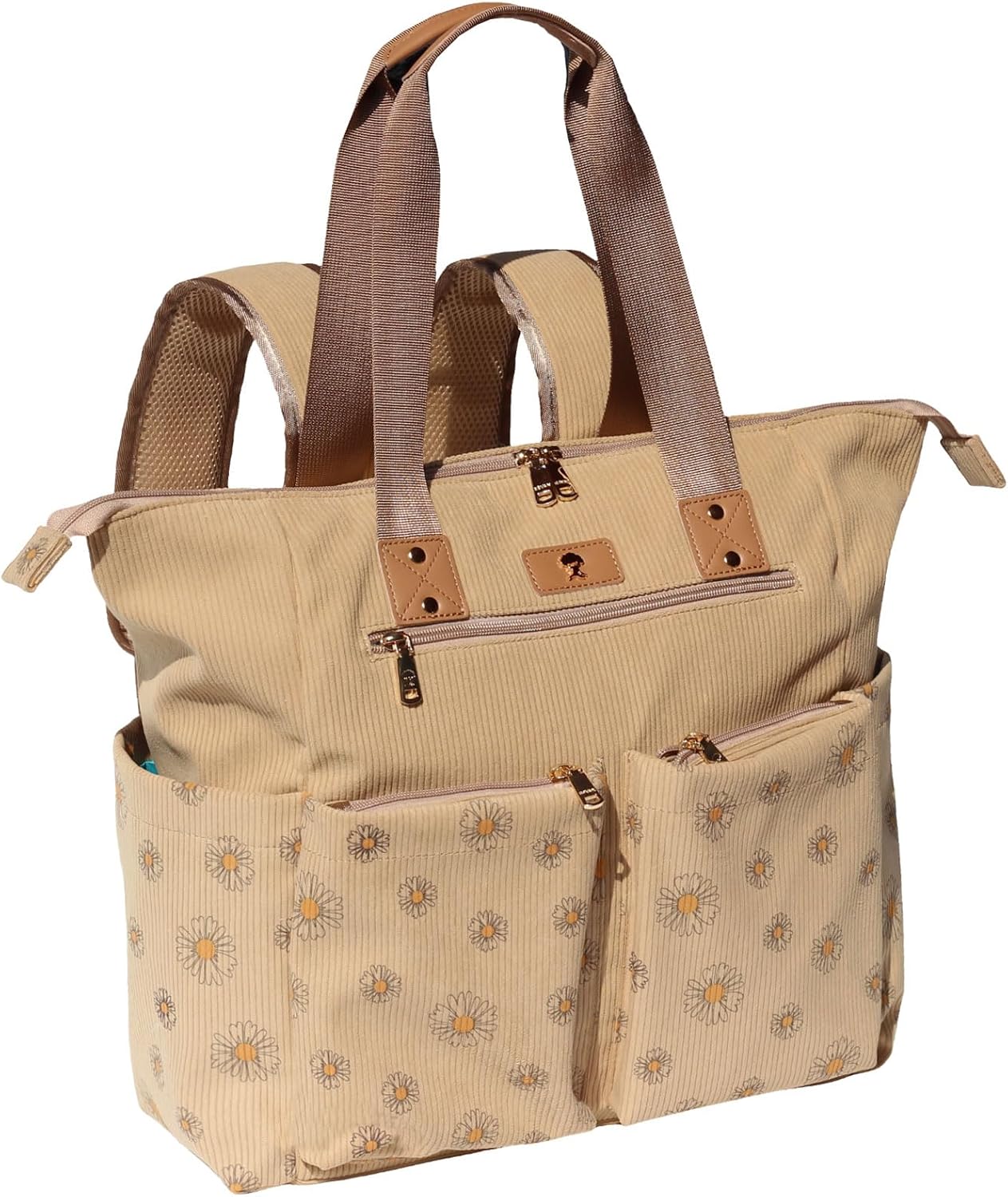 ESVAN Diaper Tote Bag Totepack Backpack 2 in 1 for Women Multifunctional Large Capacity with Insulated Pockets Travel | Multifunctional, Travel