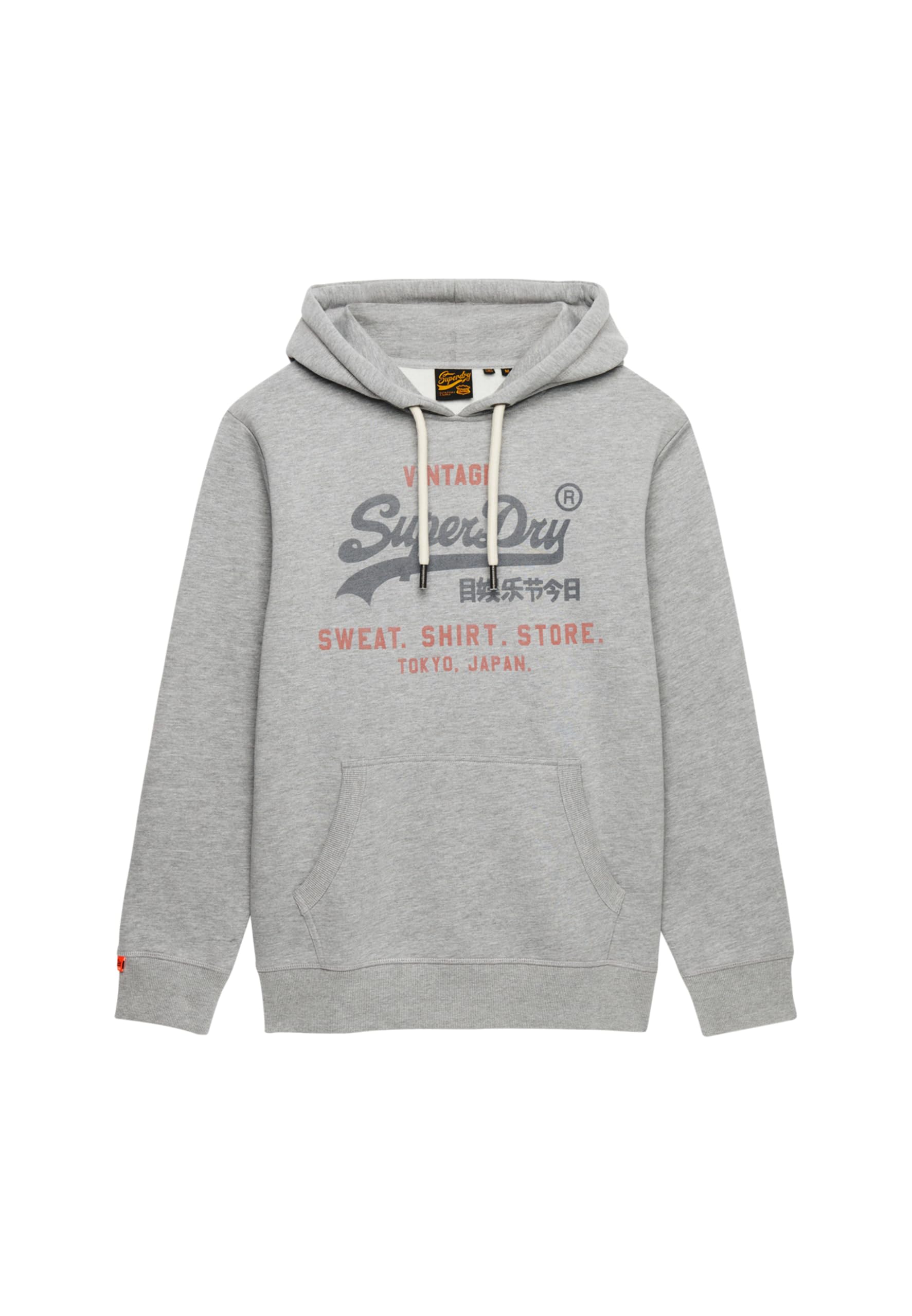 Superdry VL Heritage Relaxed Hood M2014122A College Grey Marl M
