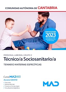 Técnico Sociosanitario de la Comunidad Autónoma de Cantabria . Temario de