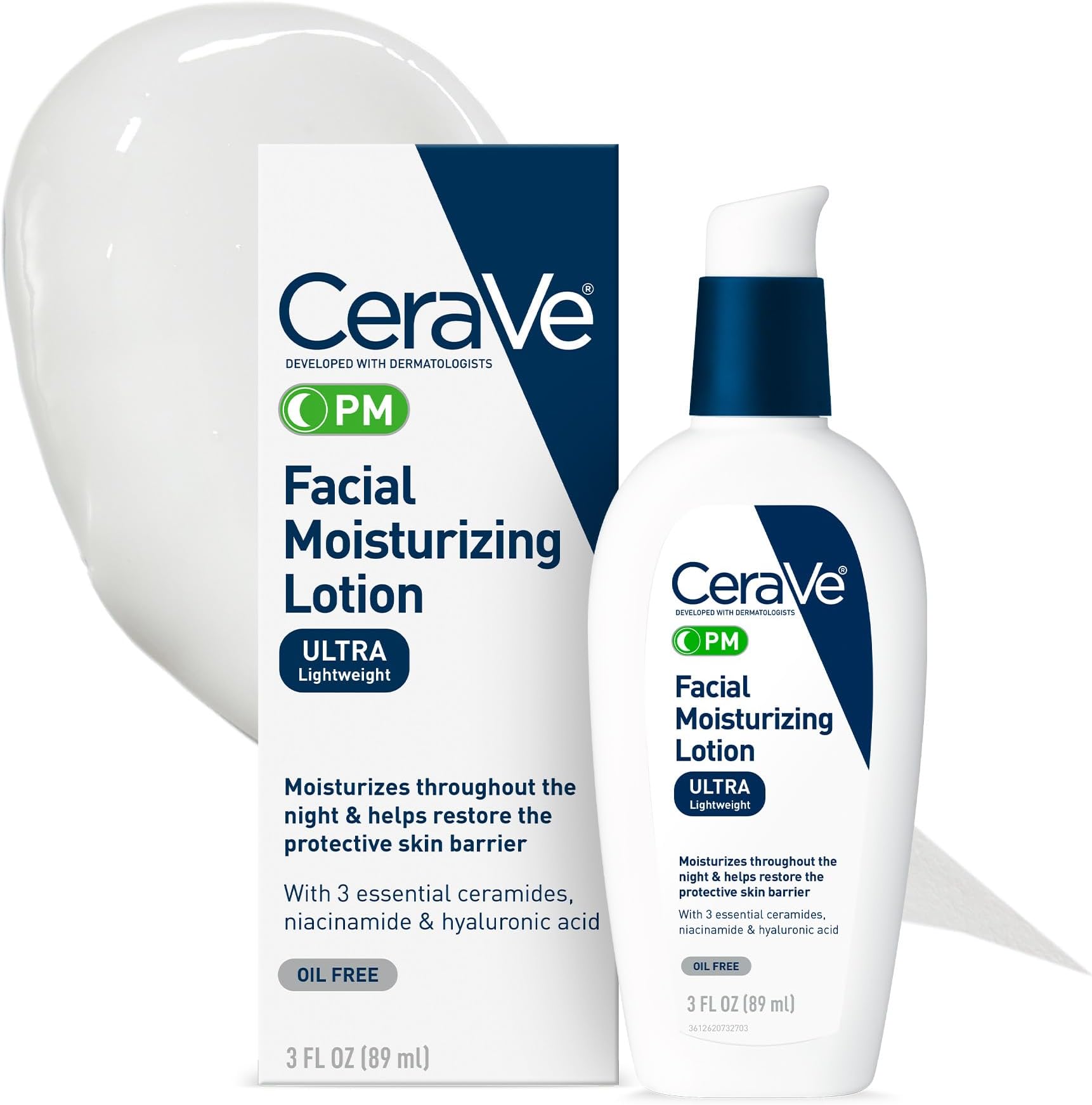Cerave Facial Moisturizing Lotion Pm 3 Oz(89ml)