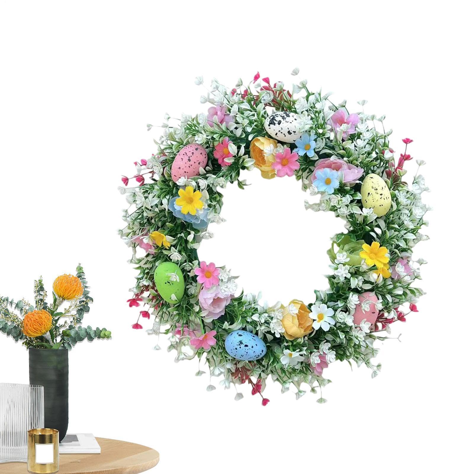 Couronne de Pâques et de porte décorative pour embellir vos terrasses en été