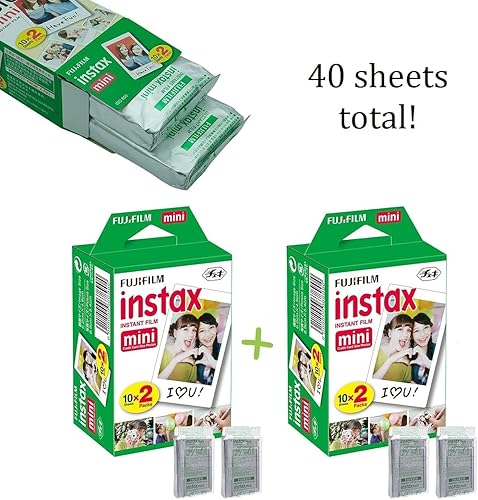 Miniatura 9 de Fujifilm Instax Mini 11 Cámara instantánea Lila Púrpura  Paquete económico de película Fuji 40 hojas  paquete de accesorios para obturador incluye