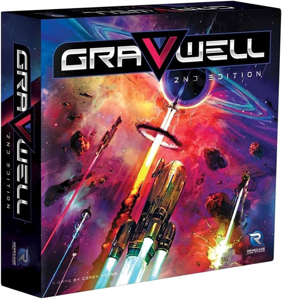 Renegade Game Studios Gravwell 2nd Edition, Escape a Black Hole, 2-6 players, Ages 10+, Playing time 30-45 minutes