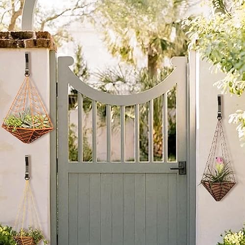 Miniatura 9 de Ganchos de pared para colgar abrigos, ganchos de mochila resistentes para pared, soporta hasta 30 libras, ganchos grandes para toallas, bolsos,