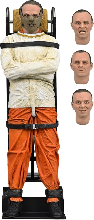 Silence of the Lambs Action Figure Ultimate Hannibal Lecter Masked Material: Plastic Gift Boxed by NECA.
