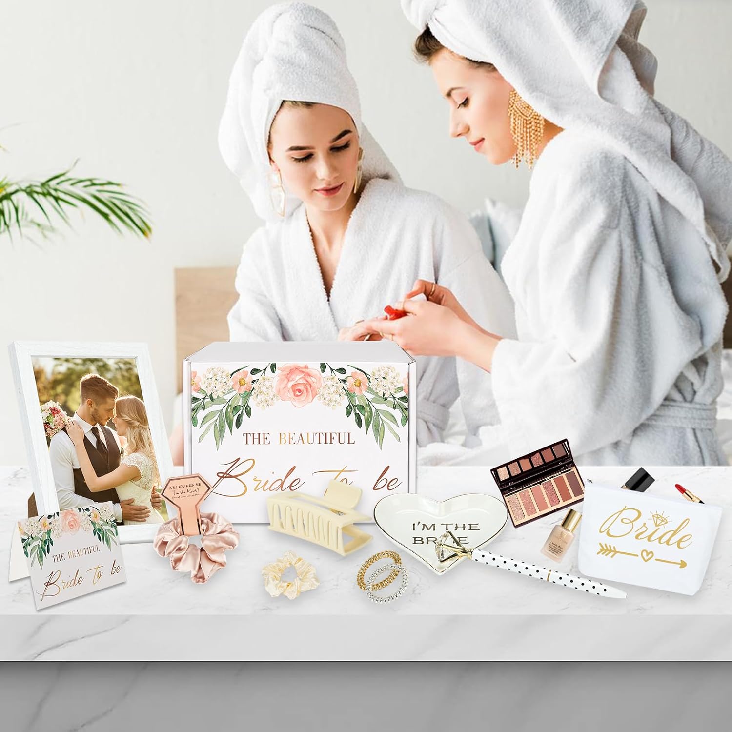 Bride To Be Gifts Box - Perfect Bridal Shower Gifts for Her, Engagement & Bachelorette Party! Includes 20 oz Stainless Steel Straws - Image 7