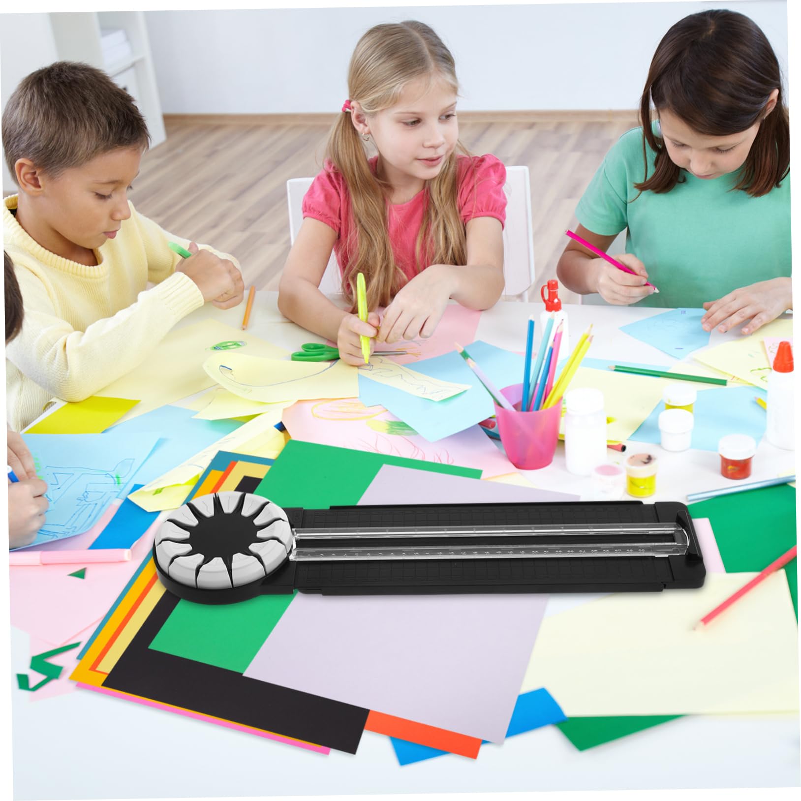 Gadpiparty Cortadora de Papel y Cortar Cartulina de Alta Precisión Material Plástico y Operación Fácil para Manualidades y Oficina Adecuado para Scrapbooking