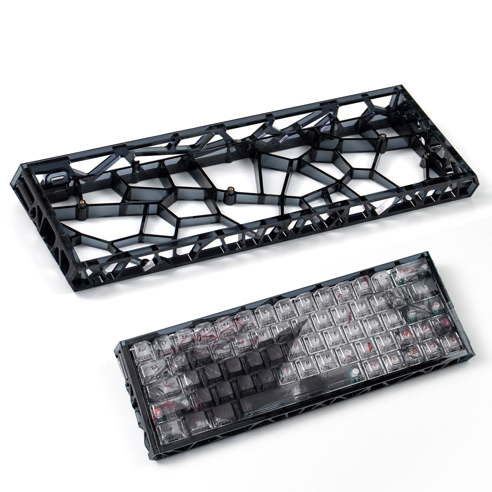 Amazon.com: 60% Black Transaprent Mechanical Keyboard Case