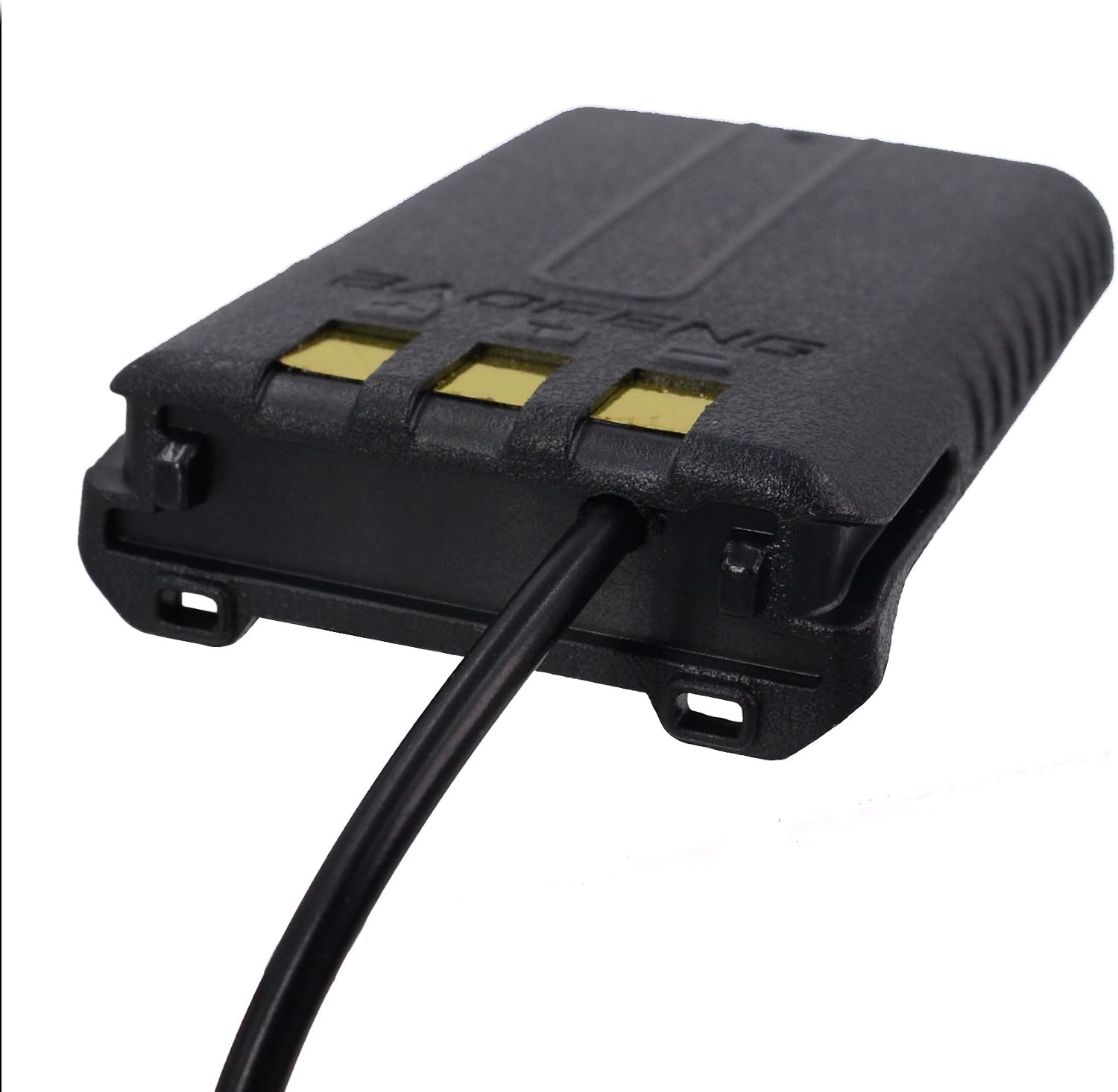 iSaddle Vehicle Power Supply Dual Band Car Battery Eliminator Simulator for Baofeng UV-5R/UV-5R+ Plus/UV-5RA Series Two-Way Radios Black
