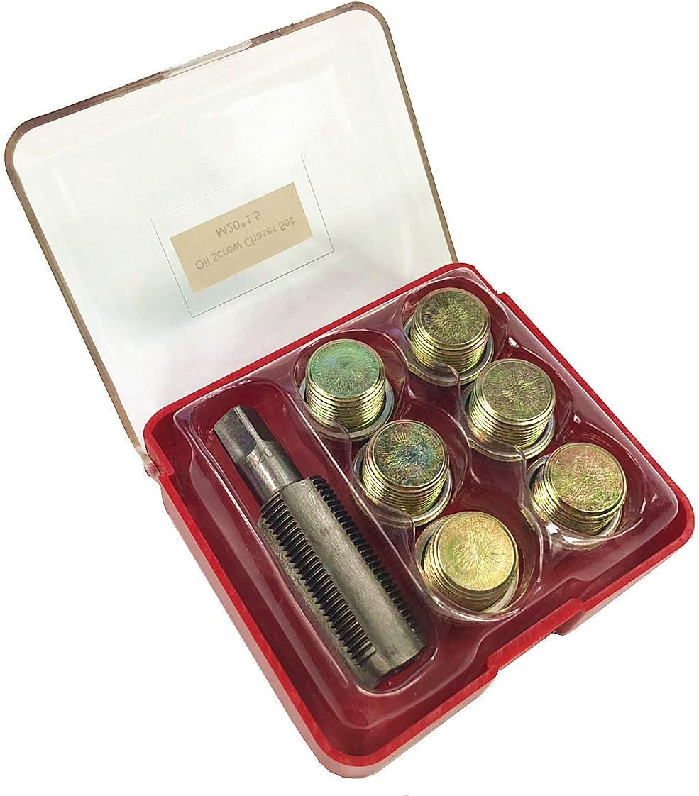 BestsQ M20 x 1.5MM Oil Drain Plug Thread Repair Kit Oil Pan Screws