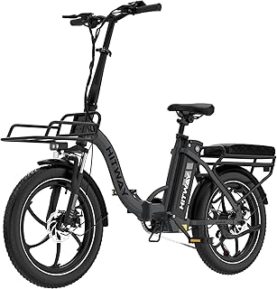 HITWAY E Bike, Ebike mit 250W Motor, Elektrofahrrad 20 Zoll, E-Bike mit 70-150km Reichweite, 7-Gang, APP-Steuerung, faltbar, IP54 wasserdicht, Pedelec