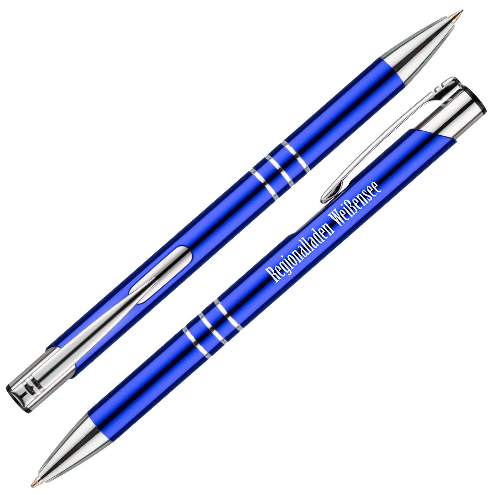Druckspezialist 10 Stück GRÜN Schreibset Kugelschreiber Set Luna Kuli und Bleistift mit Gravur Lasergravur