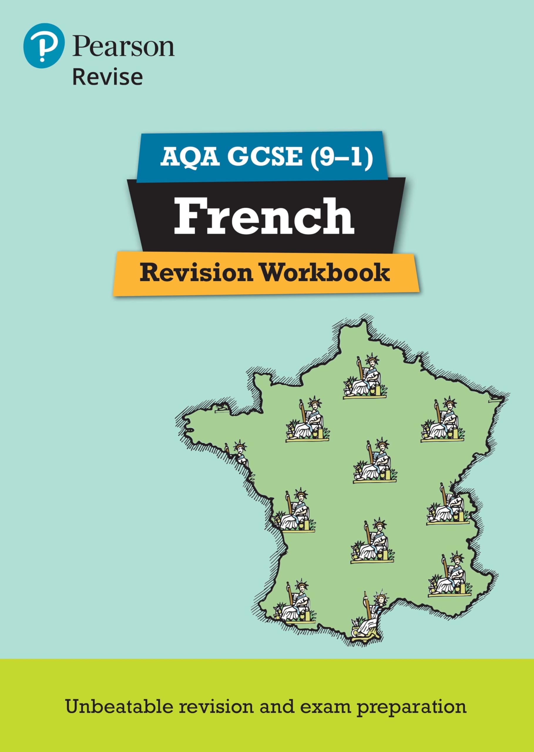 Pearson REVISE AQA GCSE French Revision Workbook For  by Stuart Glover PAPERBACK