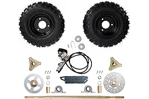 Bruce & Shark 29" 10 Tooth Rear Axle Assembly Complete Wheel Hub...