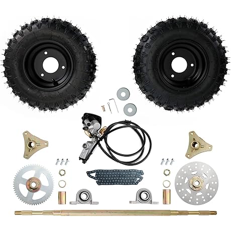 Bruce & Shark 29" 10 Tooth Rear Axle Assembly Complete Wheel Hub...