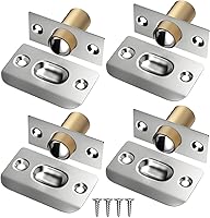 Vista 10 de Jiayi - Juego de 2 piezas de accesorios para puerta para la parte superior de la puerta francesa, cierre de bola ajustable en el pestillo de bola