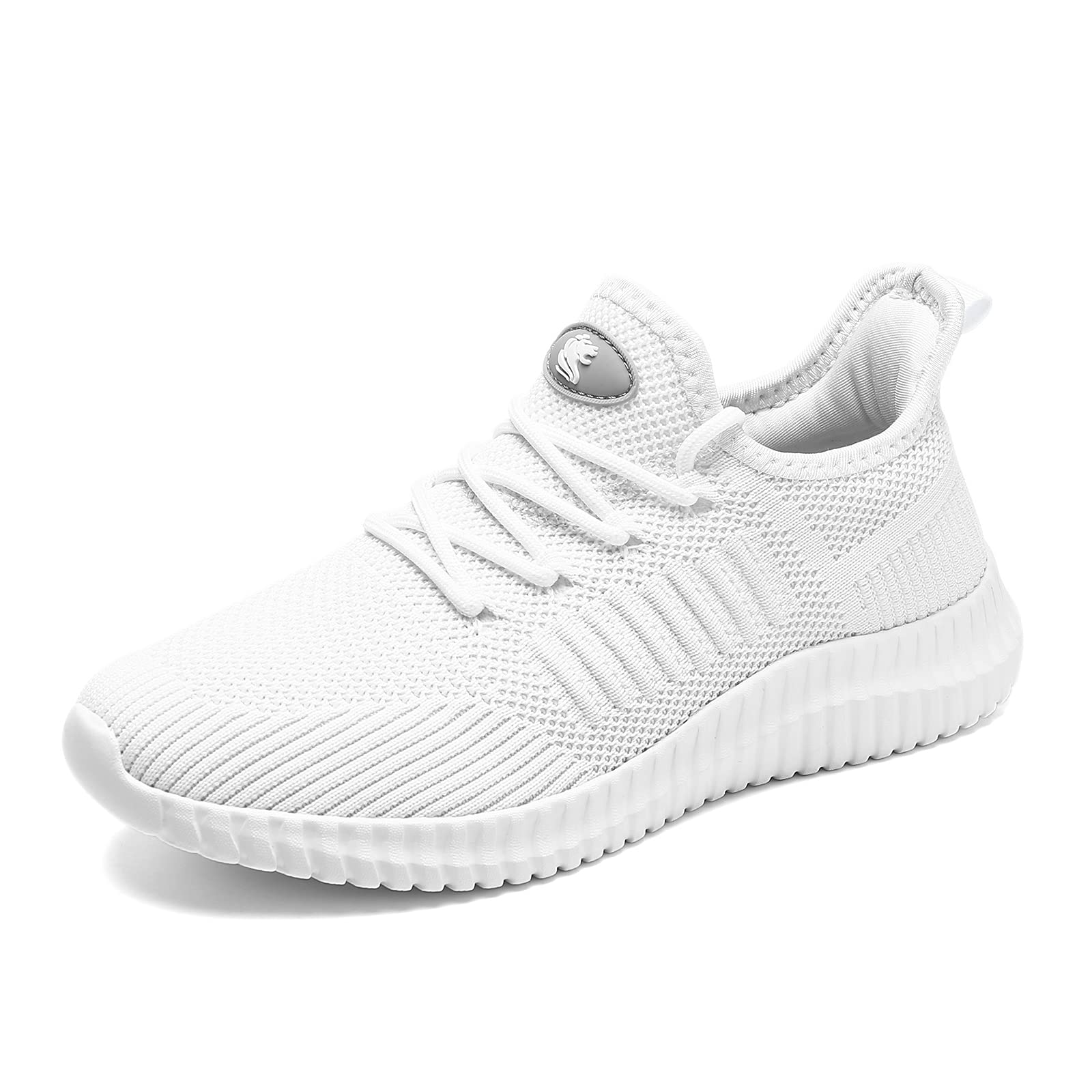 SK·TRIP Women's Walking Shoes Lightweight Breathable Flying Woven Mesh Upper Casual Jogging Shoes Ladies Tennis Shoes Workout Footwear Gym Sneakers