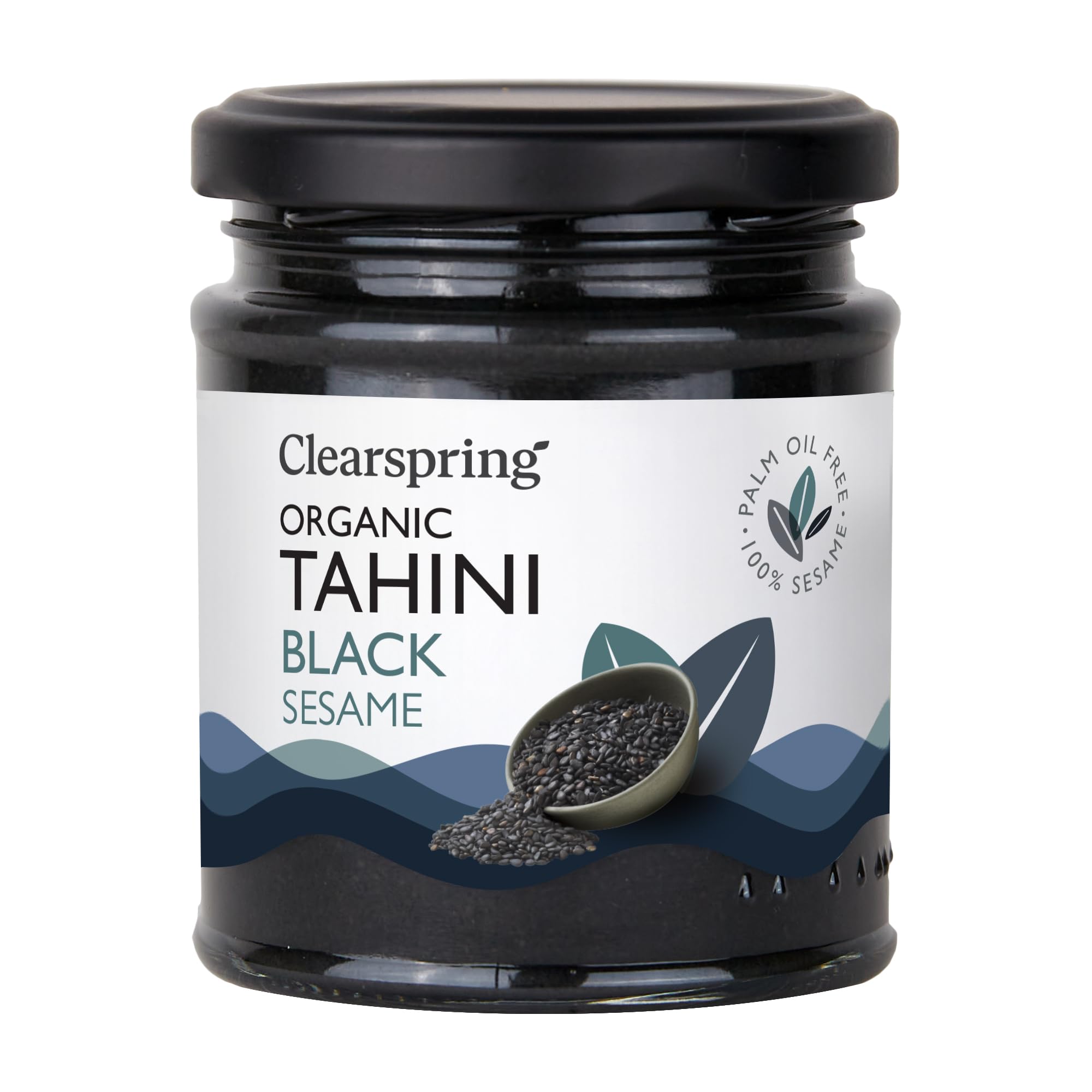 Clearspring Organic Tahini Black Sesame 170g Sesame seeds 100%
