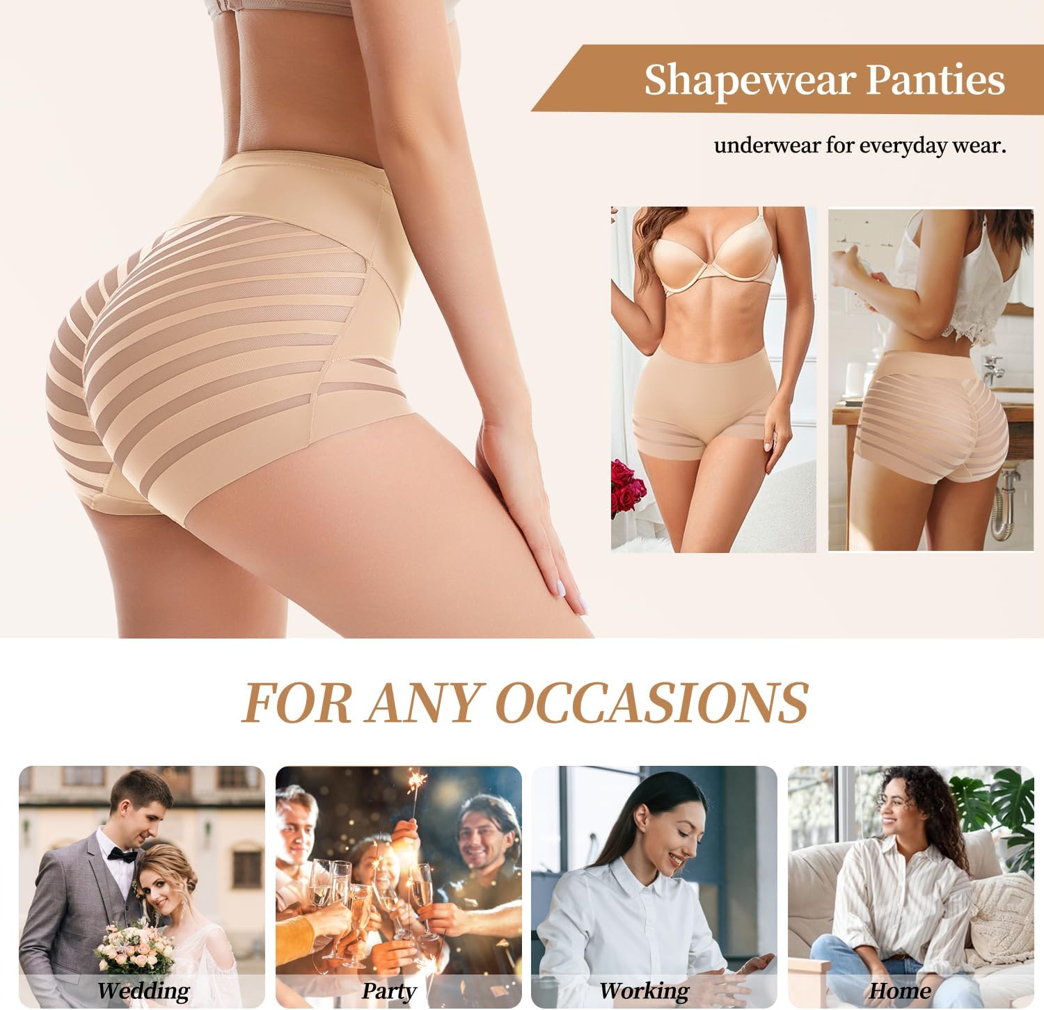 JOYSHAPER Tummy Control Shorts for Women Shapewear Underwear Compression Panties Invisible Body Shaper Girdle - Image 4