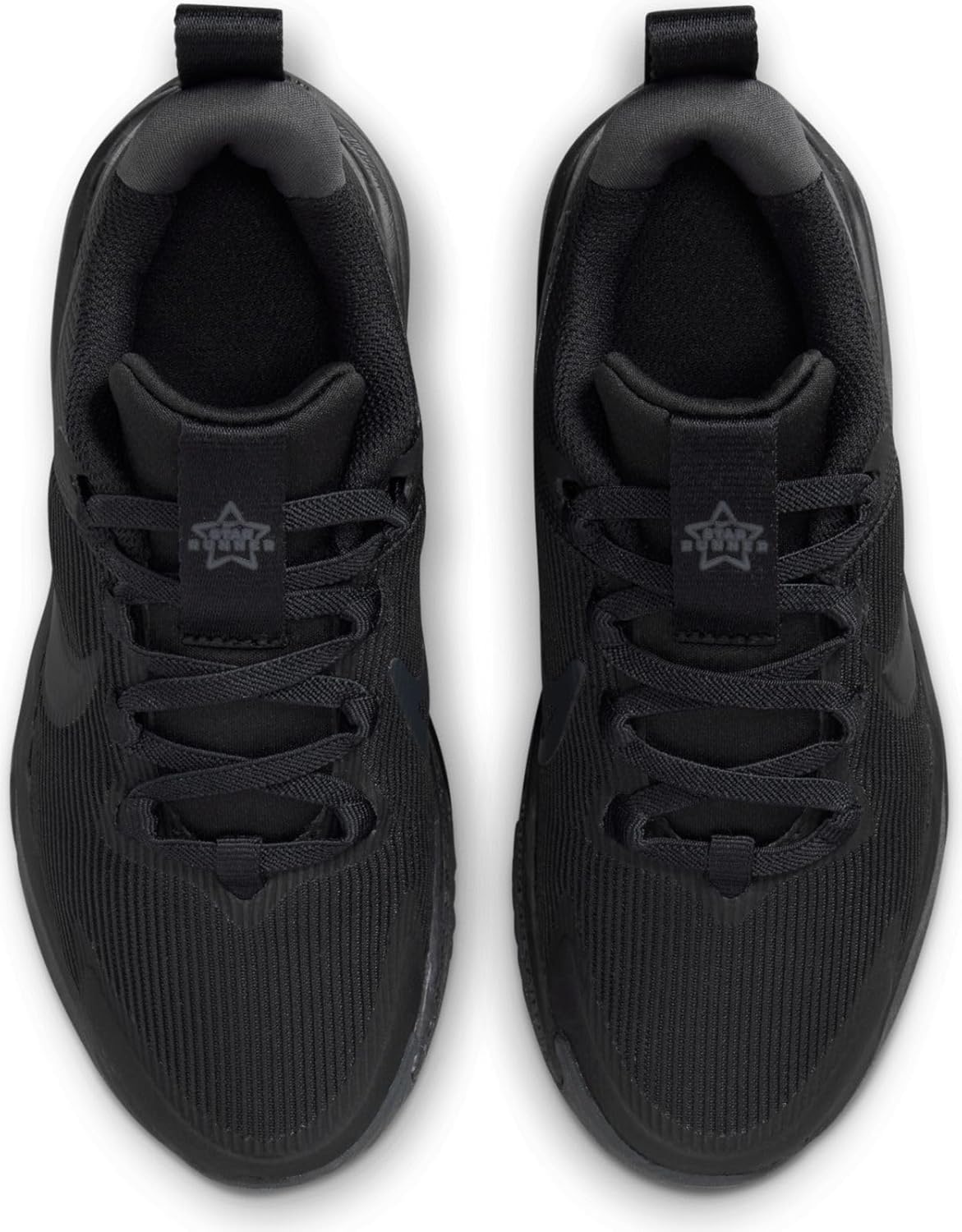 NIKE Star Runner 4 Boys DX7614-002 (Black/Black-Black-Anthracite), Size 1