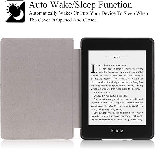 Miniatura 3 de Funda para Kindle Paperwhite de 6 pulgadas (10 generación, versión 2018), funda inteligente de piel sintética ligera y delgada con apagado y