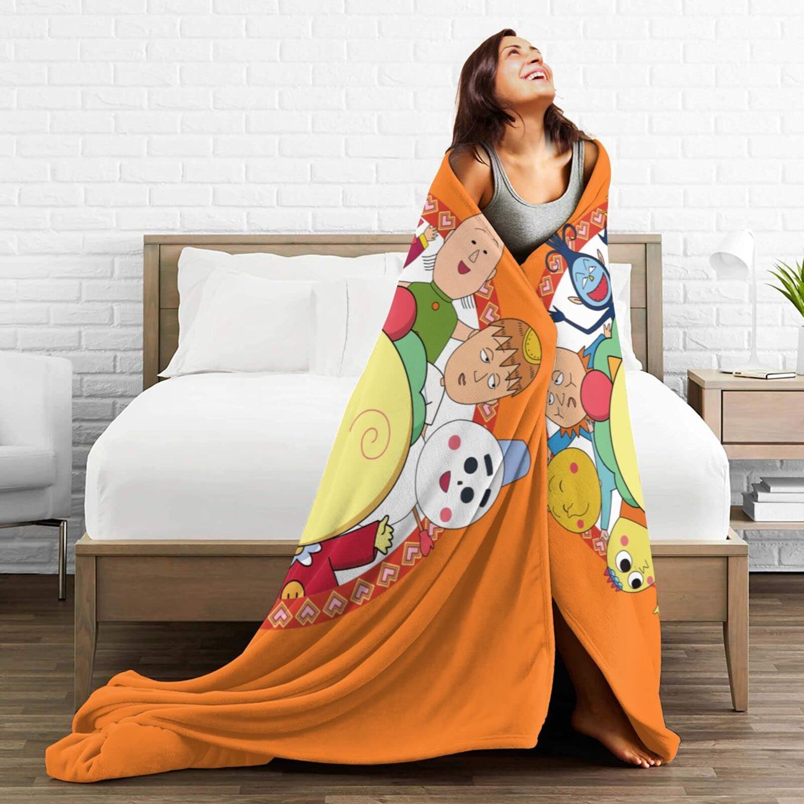 Amazon｜コジコジ ブランケット 毛布 ひざ掛け 大判 柔らかい 暖かい