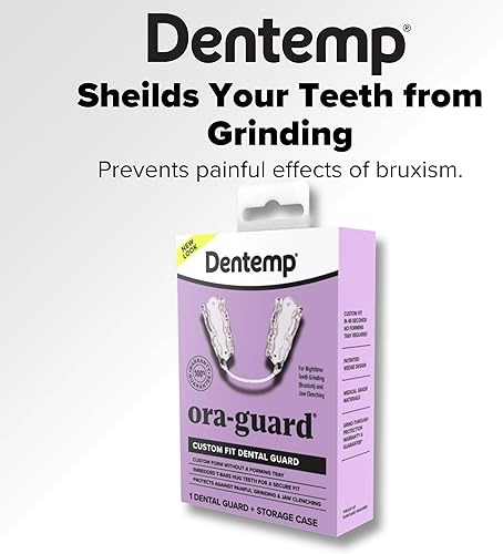 Miniatura 3 de Dentemp Ora-GUARD - Protector dental de ajuste personalizado, protector nocturno de bruxismo para rechinar dientes (paquete de dos), protector bucal
