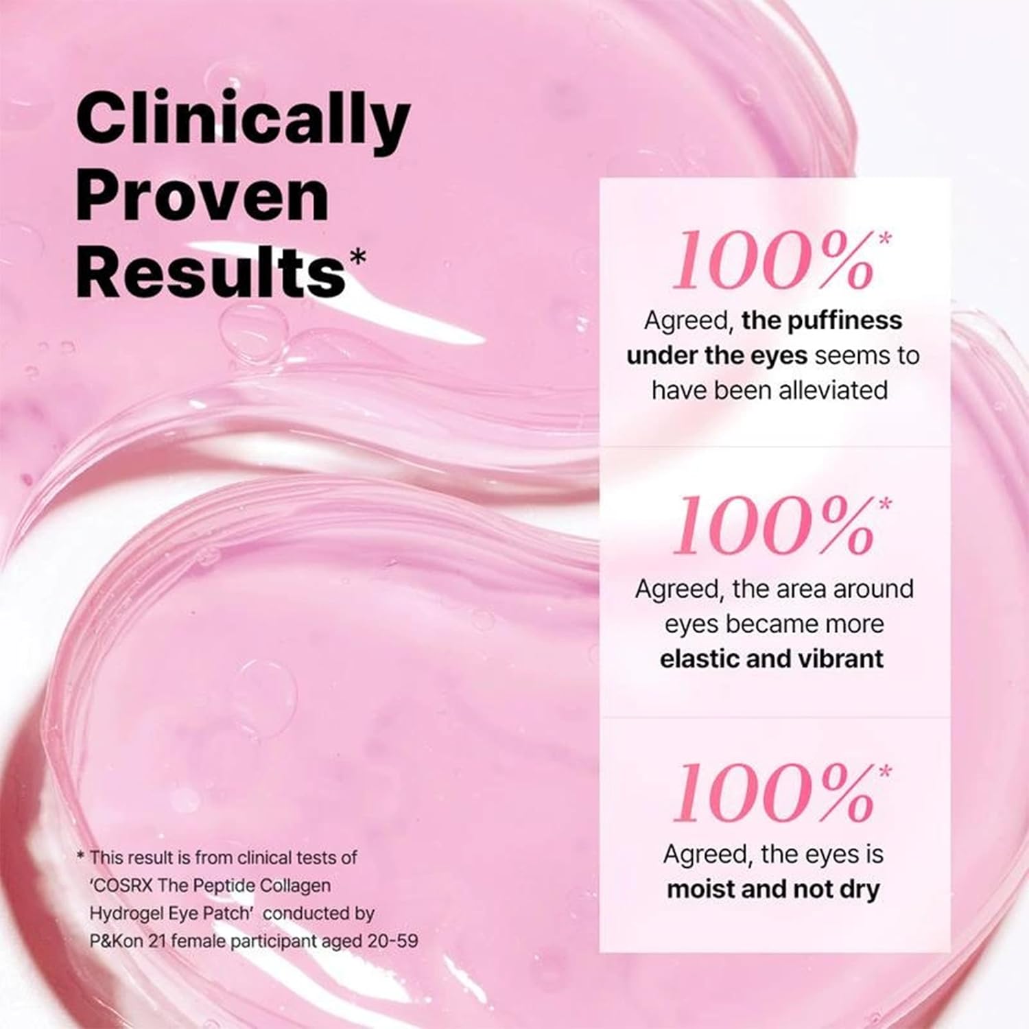 Protein Hydrogel Under Eye Patches, 60 Pairs - Hydrating & Firming Eye Gels for Dark Circles, Puffiness & Wrinkles, Infused with Collagen - Rejuvenating Eye Mask for Smooth, Refreshed Skin - Image 3