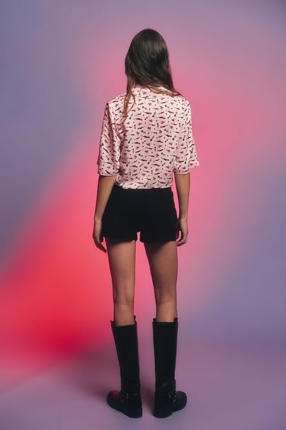 Short En Jean Femme Springfield – Collection Culpables, Ornements Métalliques à La Taille | Style Urbain Décontracté