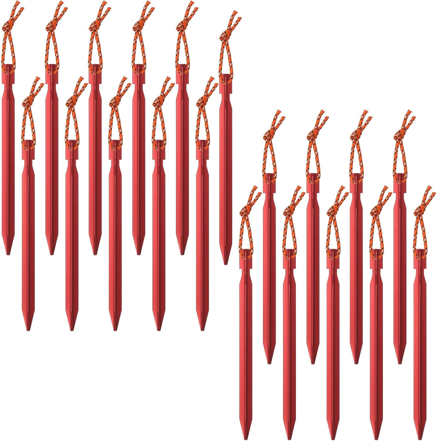 TRIWONDER 10-teiliges Zeltheringe Set - 25 Cm Sandheringe Mit Aufbewahrungsbeutel