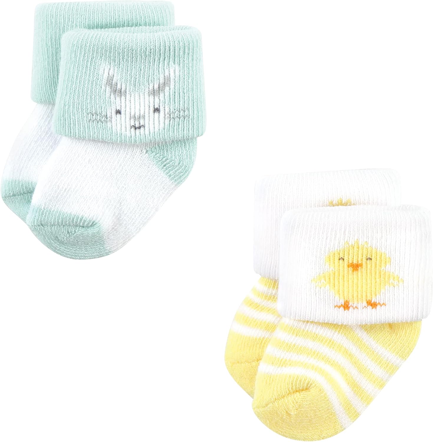 Hudson Baby baby-girls unisex-baby Holiday Newborn Terry Socks