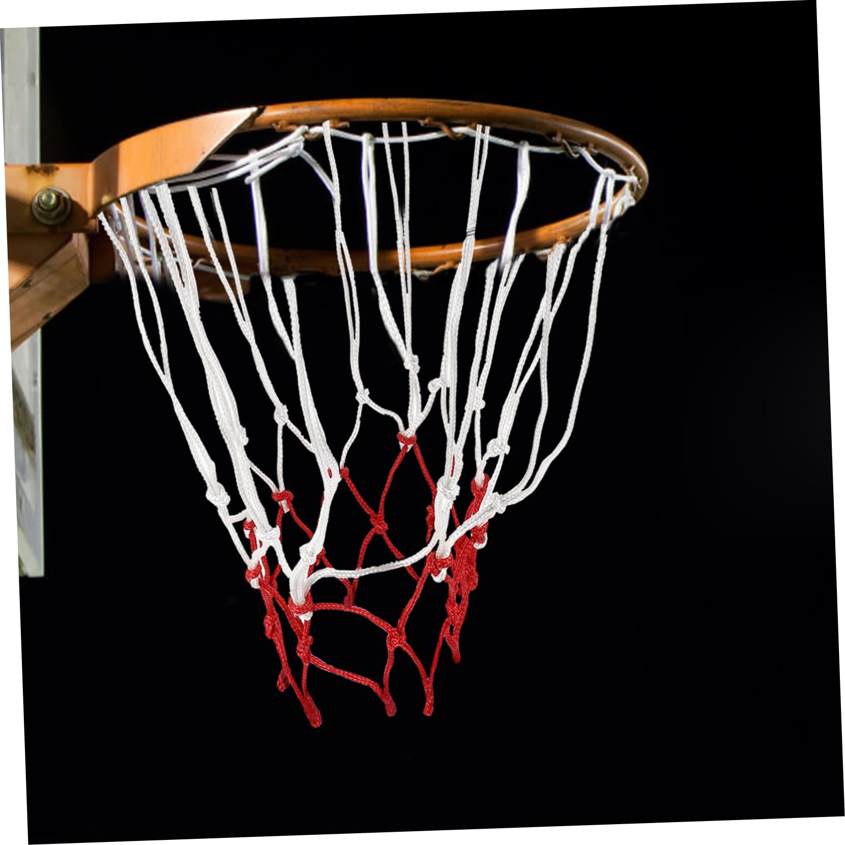 KOMBIUDA 2pcs Heavy-Duty Basketball Nets Standard Replacement for Use Non-Tangled Design for Home and Court for Training and Recreation
