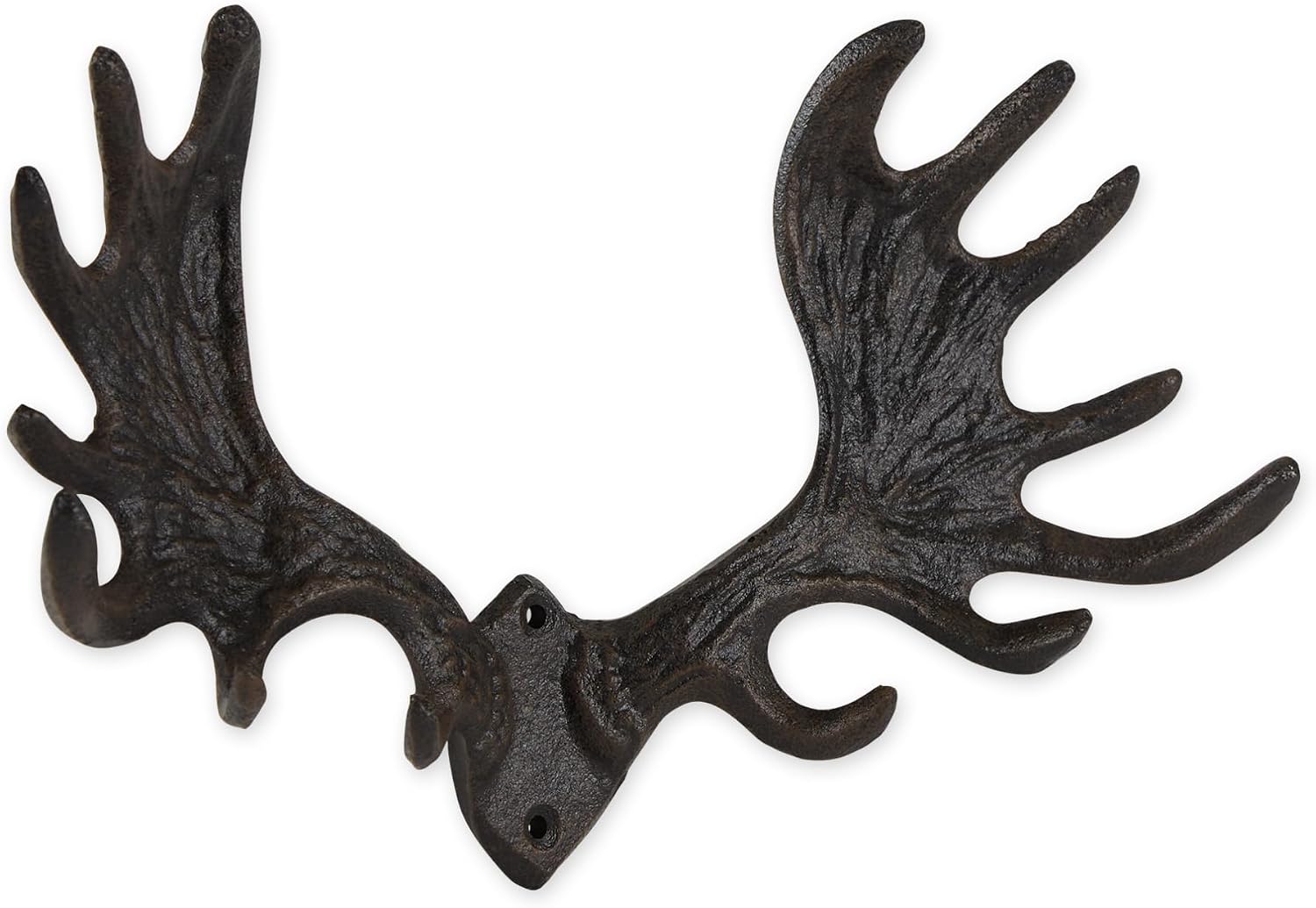 Zingz & Thingz Decorative Cast Iron Animal Wall Hook Collection, 13.25x8x3, Moose Antler