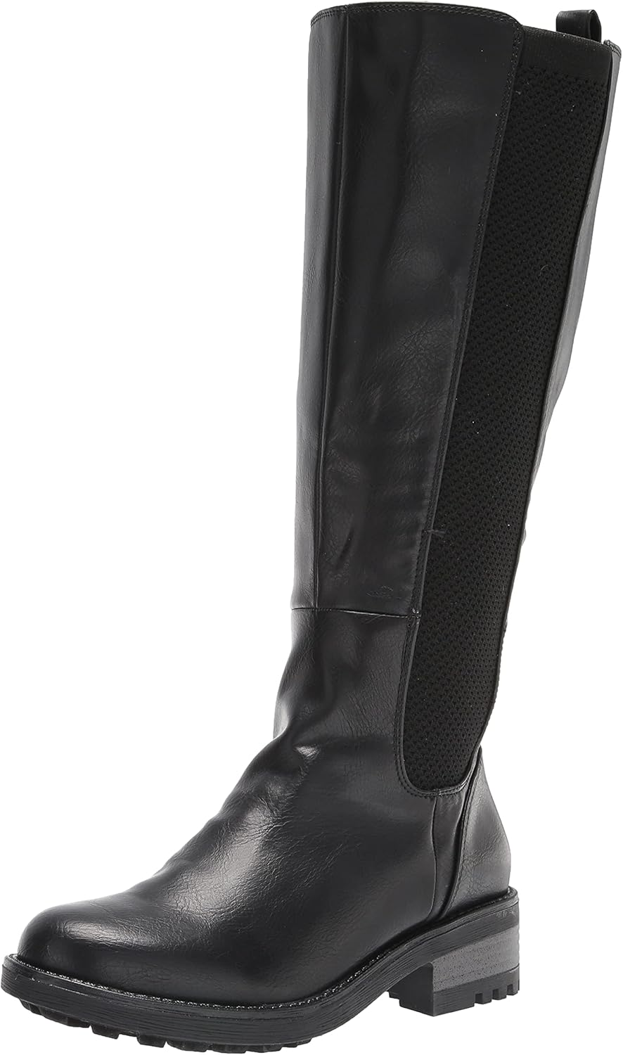 LifeStride Womens Kent Wide Calf Knee High Boot Black 6.5 M