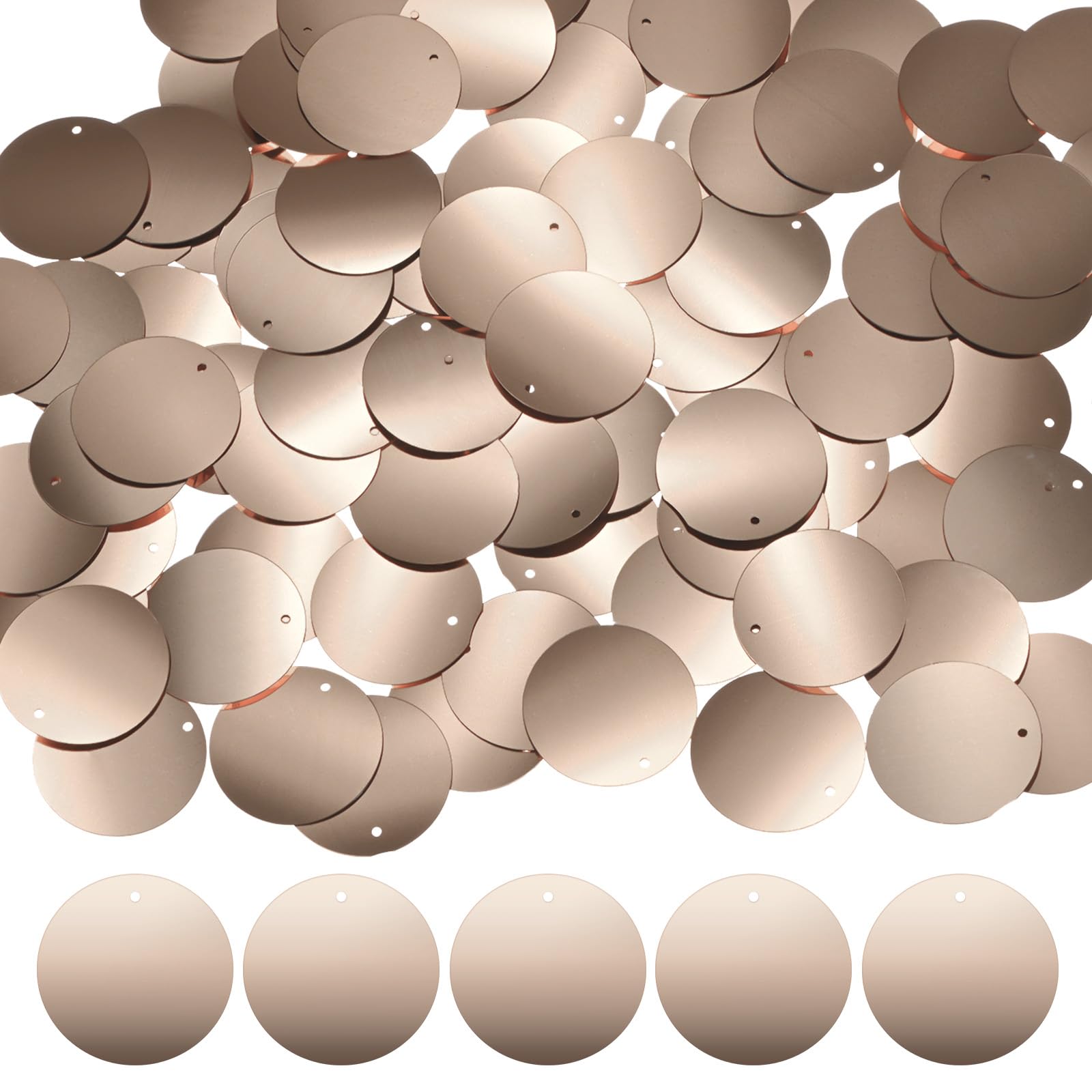 Lentejuelas redondas planas de 8mm para decorar vestidos de boda y manualidades de fiesta