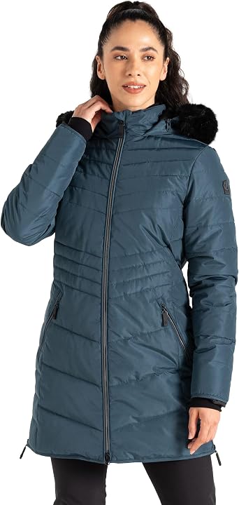 Dare2b Women's Womens Striking Iv Jacket Insulated Jacket, Dark Khaki, 10