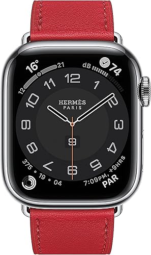 Miniatura 4 de DONEGANI Milano - Correa de cuero compatible con correas de Apple Watch Series Ultra 9 8 7 6 5 4 3 2 1 SE  1.929 in 1.772 in 1.732 in 1.654 in