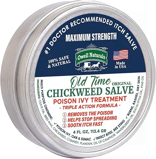 OWELL NATURALS Chickweed Salve 4ozDrawing Salve for boils