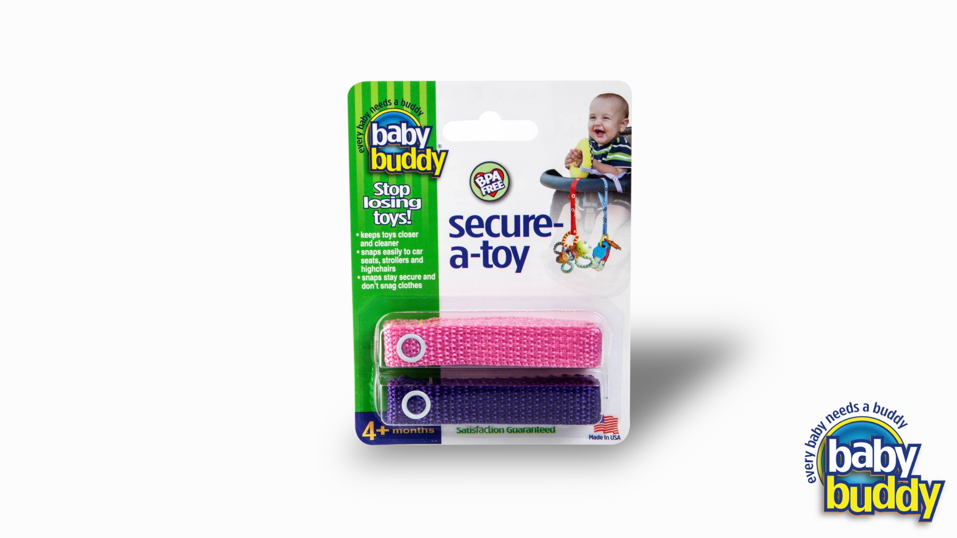Buddy Baby Funny loophulp voor baby's, met kantelveilige basis