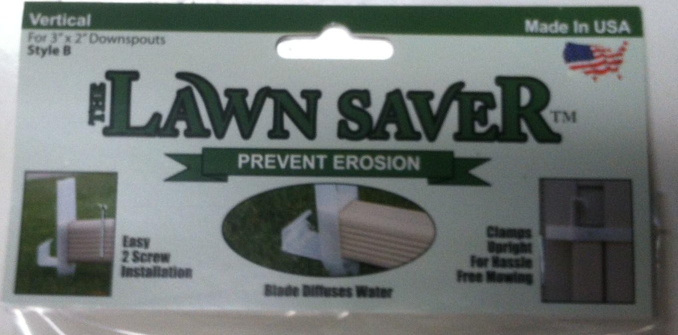 The Lawn Saver Downspout Water Diffuser Style B 3"x2" Vertical Amazon
