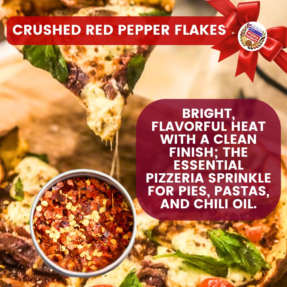 Pizza Night House Favorite Seasonings | Gift Packaged Set of 3 | All Natural, Non GMO Pizza Seasoning | Gourmet Spice Blends & Rubs | Small Batch, Hand Made | Made in USA | No Artificial Ingredients, Authentic Italian Flavors | GLP-1 Friendly | Artisanal Herb & Spice Blend Gift Pack | Sustainably Sourced, Ultra Premium | Gustus Vitae | All Occasion Gift