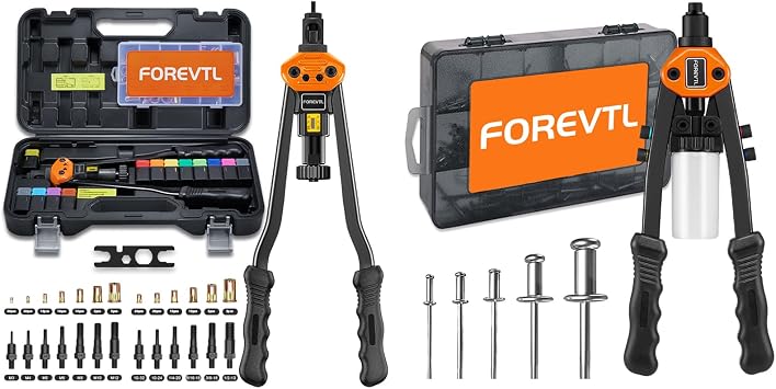 Rivet Nut Tool Kit + Pop Rivet Gun Kit