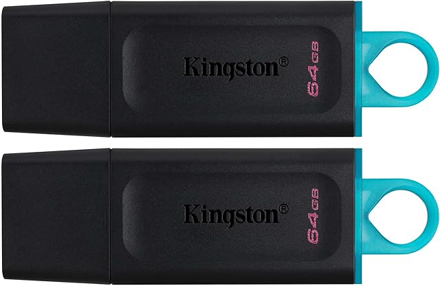 Kingston Datatraveler Exodia DTX/64GB-2P Pamięć Flash, Czarny, 2 X 64 GB