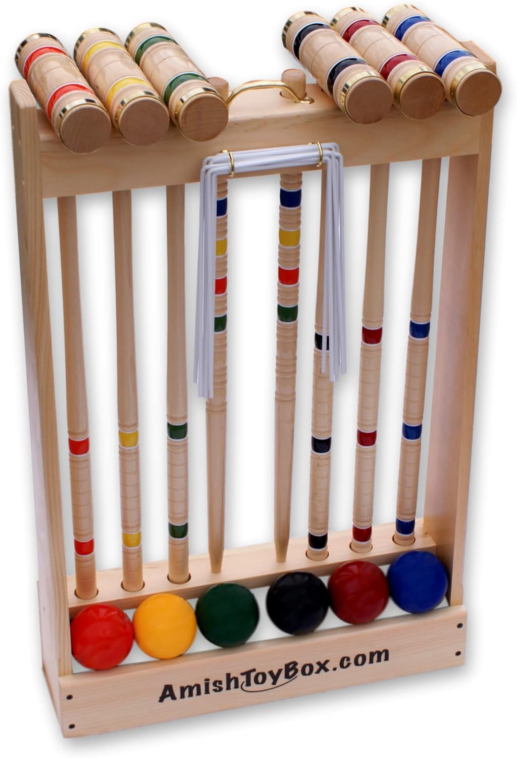 Juego de croquet de madera de arce de lujo 6 jugadores Yaxa Colombia