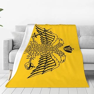 The Greek Orthodox Church Flag Ultra-Soft Micro Fleece Blanket for 40"X30" Sofa Bed Men and Women87