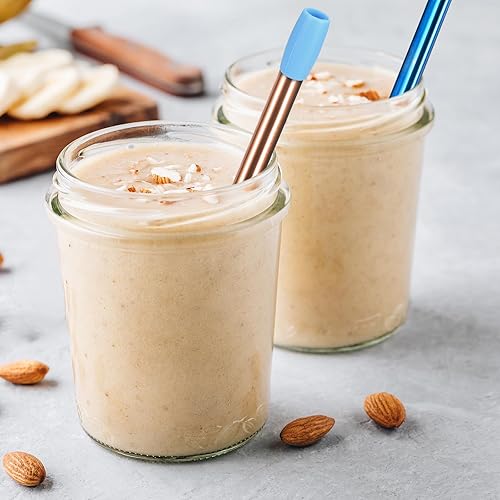 Miniatura 7 de uxcell 8 puntas de popote de silicona, cubiertas de paja de metal, puntas de popote suaves y reutilizables, aptas para popotes de acero inoxidable