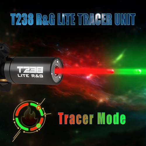 Miniatura 3 de LITE R&G Airsoft Tracer Unit, Spitfire Tactical Bozal Flash Simulador para Airsoft/Gel Blaster con interfaz roscada CCW de 0.551 in