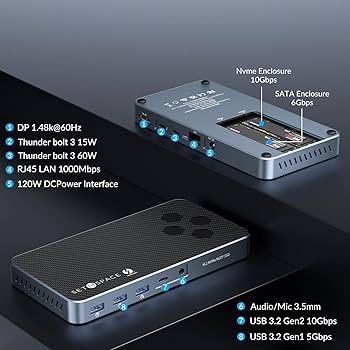 Amazon.co.jp: Thunderbolt 3対応ドッキングステーションとM.2